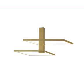 ΜΟΝΤΈΡΝΑ ΦΩΤΙΣΤΙΚΆ ΜΊΝΙΜΑΛ > ΟΡΟΦΉΣ >  CEILING LIGHT METAL, ALUMINIUM 48W LED, 3000K 3840 LM 01356 OXIDIZED GOLD HEIGHT: 25 CM LENGTH: 54 CM - ΟΡΟΦΉΣ ΦΩΤΙΣΤΙΚΆ 