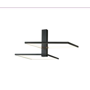 ΜΟΝΤΈΡΝΑ ΦΩΤΙΣΤΙΚΆ ΜΊΝΙΜΑΛ > ΟΡΟΦΉΣ >  CEILING LIGHT METAL, ALUMINIUM 48W LED, 3000K 3840 LM 01356 BLACK HEIGHT: 25 CM LENGTH: 54 CM - ΟΡΟΦΉΣ ΦΩΤΙΣΤΙΚΆ 