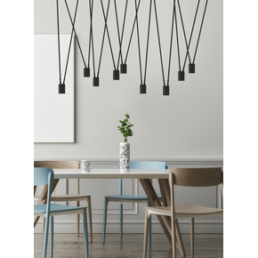 01084 9-LIGHTS BLACK - CEILING LIGHTS