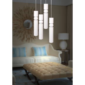 09870 BAR QUADRUPLE BLACK - MODERN LIGHTING