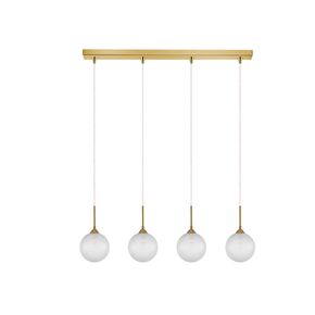 01129 4-LIGHTS BAR GOLD - MODERN LIGHTING