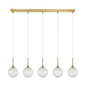 01129 5-LIGHTS BAR GOLD - MODERN LIGHTING