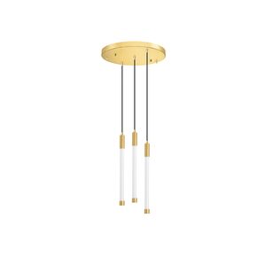 01250 ROUND TRIPLE GOLD - MODERN LIGHTING