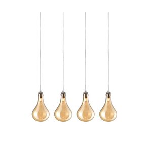 01261 AMBER BAR QUADRUPLE - MODERN LIGHTING