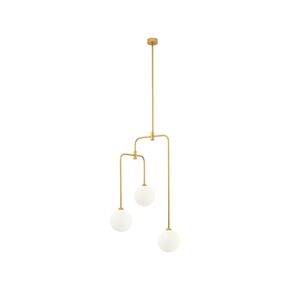 ΜΟΝΤΈΡΝΑ ΦΩΤΙΣΤΙΚΆ ΜΊΝΙΜΑΛ > ΟΡΟΦΉΣ >  CEILING 3-LIGHT 3XG9, LED 01273-22 W58 H100 CM 01273 GOLD - ΟΡΟΦΉΣ ΦΩΤΙΣΤΙΚΆ 