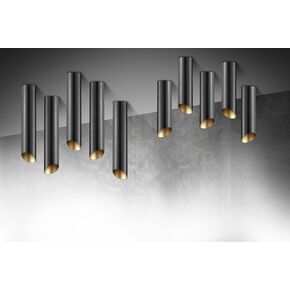 01140 BLACK/COPPER - CEILING LIGHTS