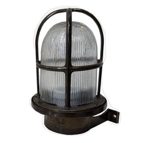 BRASS WATERPROOF LIGHTING > WALL SCONCES > 100W BRASS CORNER FIXTURE - WALL LIGHTS