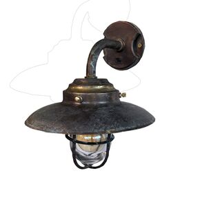 WATERPROOF OUTDOOR LIGHTING > APLICA LIGHTING 4551 BRASS - WALL LIGHTS