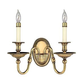 CAMBRIDGE 2 LIGHT WALL LIGHT - BURNISHED BRASS - ΤΟΊΧΟΥ ΦΩΤΙΣΤΙΚΆ 