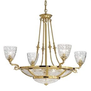 ΚΛΑΣΙΚΆ ΦΩΤΙΣΤΙΚΆ < ΙΤΑΛΙΚΆ POSSONI >   CHANDELIER WITH ONYX GLASS FINISH  008-034    22XMAX42W E14 - ΚΡΕΜΑΣΤΆ ΦΩΤΙΣΤΙΚΆ