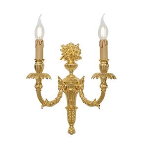GOLD PLATED FINISH WALL LIGHT 2XMAX 42W E14  L.33-H.35,5-SP.17 CM - ΚΛΑΣΙΚΆ ΦΩΤΙΣΤΙΚΆ