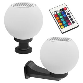 SOLAR ΜΠΑΛΑ ΑΠΛΙΚΑ+ΕΔΑΦΟΥΣ Φ20 RGB+CCT - ΗΛΙΑΚΆ ΦΩΤΙΣΤΙΚΆ SORAR