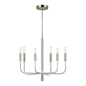BRIANNA 6 LT CHANDELIER - POLISHED NICKEL FEISS - ΚΡΕΜΑΣΤΆ ΦΩΤΙΣΤΙΚΆ