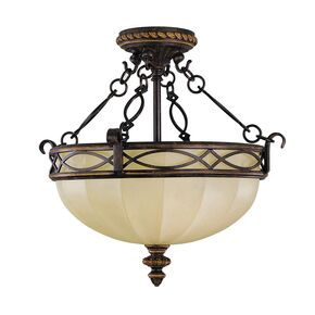 DRAWING ROOM 2 LIGHT FLUSH - WALNUT WITH TRADITIONAL EDWARDIAN STYLE FEISS - ΟΡΟΦΉΣ ΦΩΤΙΣΤΙΚΆ 