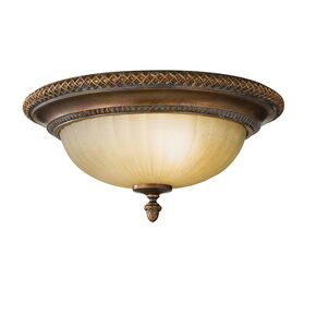 KELHAM HALL 2 LIGHT FLUSH - FIRENZE GOLD/BRITISH BRONZE FEISS - ΟΡΟΦΉΣ ΦΩΤΙΣΤΙΚΆ 
