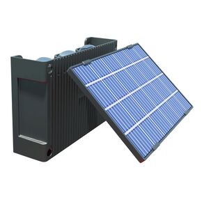 ΗΛΙΑΚΟ ΦΩΤΙΣΤΙΚΟ ΤΟΙΧΟΥ LED ΜΕ ΡΥΘΜΙΖΟΜΕΝΟ PANEL 2W 6000K -  ΑΠΛΙΚΕΣ SOLAR