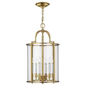 GENTRY 6 LIGHT LARGE PENDANT - POLISHED BRASS HINKLEY - ΦΑΝΆΡΙΑ ΦΩΤΙΣΜΟΎ