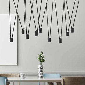 01084 9-LIGHTS BLACK - CEILING LIGHTS