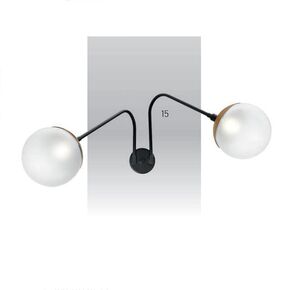 01124 BLACK - WALL LIGHTS