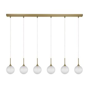 01129 6-LIGHTS BAR OXIDIZED GOLD - MODERN LIGHTING