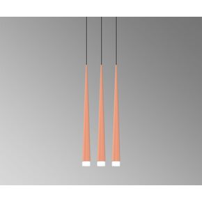 01220 BAR TRIPLE COPPER - MODERN LIGHTING