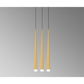 01220 BAR TRIPLE GOLD - MODERN LIGHTING