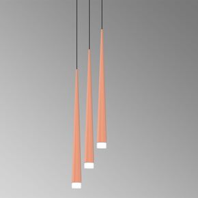 01220 ROUND TRIPLE COPPER - MODERN LIGHTING
