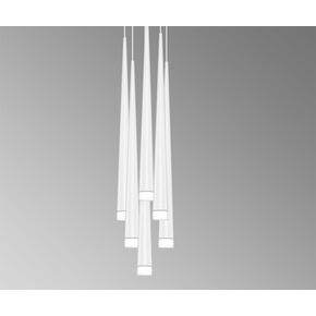 01220 ROUND SEXTUPLE WHITE - MODERN LIGHTING