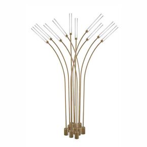 ΜΟΝΤΈΡΝΑ ΦΩΤΙΣΤΙΚΆ ΜΊΝΙΜΑΛ > ΔΑΠΈΔΟΥ > FLOOR LAMP 01238 10-LIGHTS GOLD - ΕΔΆΦΟΥΣ ΦΩΤΙΣΤΙΚΆ 