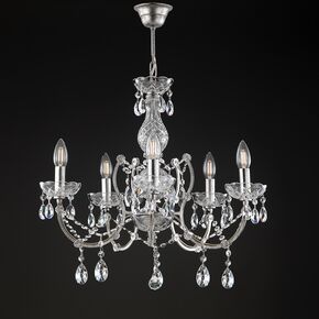 ΚΡΕΑΜΑΣΤΌ ΦΩΤΙΣΤΙΚΌ  ΧΡΏΜΙΟ Ø 55 H 55 • 5 Χ E14 - PENDANT LIGHTS