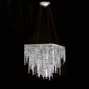 ΚΡΕΑΜΑΣΤΌ ΦΩΤΙΣΤΙΚΌ  ΦΎΛΛΟ ΧΡΥΣΟΎ L 30 W 30 H 33 • 4 Χ G9 - PENDANT LIGHTS