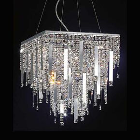 ΚΡΕΑΜΑΣΤΌ ΦΩΤΙΣΤΙΚΌ  ΧΡΏΜΙΟ L 40 W 40 H 45 • 6 Χ G9 - PENDANT LIGHTS