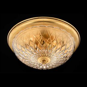 ΟΡΟΦΉΣ ΦΩΤΙΣΤΙΚΌ  ΦΎΛΛΟ ΧΡΥΣΟΎ Ø 34 H 13 • 2 Χ E14 - CEILING LIGHTS