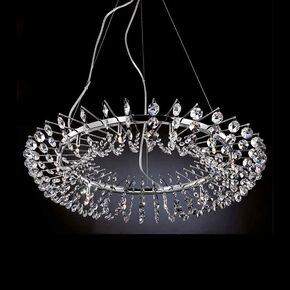 ΚΡΕΑΜΑΣΤΌ ΦΩΤΙΣΤΙΚΌ  ΧΡΏΜΙΟ Ø 64 H 27-96 • 12 Χ G4 - PENDANT LIGHTS