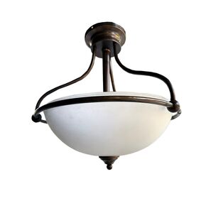 ΗΜΙΚΡΕΜΑΣΤΌ ΦΩΤΙΣΤΙΚΌ ΟΡΟΦΉΣ ΑΠΌ ΜΑΣΊΦ ΟΡΕΊΧΑΛΚΟ & ΣΑΤΙΝΈ ΓΥΑΛΊ D1-35582-0340 - ΟΡΟΦΉΣ ΦΩΤΙΣΤΙΚΆ 