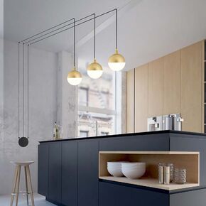 INTERIOR > MODERN MINIMAL LIGHTING > CEILING > PENDANT LIGHT DIAMETER 15 CM 01264-04 METAL G9, LED - PENDANT LIGHTS