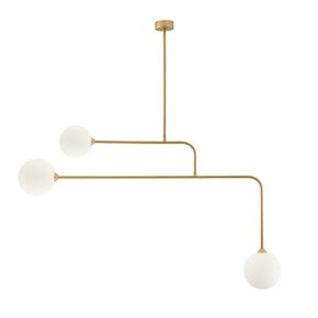 ΜΟΝΤΈΡΝΑ ΦΩΤΙΣΤΙΚΆ ΜΊΝΙΜΑΛ > ΟΡΟΦΉΣ >  CEILING 3-LIGHT 3XG9, LED 01274-22 W100 H90 CM 01274 GOLD - ΟΡΟΦΉΣ ΦΩΤΙΣΤΙΚΆ 