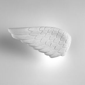 INTERIOR > MODERN MINIMAL LIGHTING > WALL SCONCES > WALL LAMP - WING LENGTH 25 CM HEIGHT 12 CM 01286-17 PLASTER LED STRIP 24V, 3W 3000K, 250 LM (DRIVER NOT INCLUDED) - MODERN LIGHTING