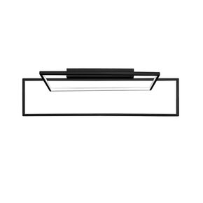 ΜΟΝΤΈΡΝΑ ΦΩΤΙΣΤΙΚΆ ΜΊΝΙΜΑΛ > ΟΡΟΦΉΣ >  CEILING LIGHT ALUMINIUM 70W LED, 3000K 5600 LM 01355 BLACK HEIGHT: 25 CM LENGTH: 70 CM - ΟΡΟΦΉΣ ΦΩΤΙΣΤΙΚΆ 