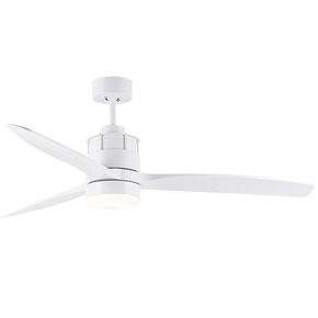ΜΟΝΤΈΡΝΑ ΦΩΤΙΣΤΙΚΆ ΜΊΝΙΜΑΛ > ΟΡΟΦΉΣ >  CEILING FAN LIGHTING CODE: 01415 WHITE DIAMETER: 132 CM HEIGHT: 43 CM BASE DIAMETER: 15 CM - ΑΝΕΜΙΣΤΉΡΕΣ