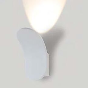 ΣΤΕΓΑΝΆ ΦΩΤΙΣΤΙΚΆ ΤΟΊΧΟΥ ΑΠΛΊΚΕΣ  OUTDOOR WALL LIGHT  01457 WHITE HEIGHT: 17 CM WIDTH: 10 CM DISTANCE FROM WALL: 12 CM MATERIAL: ALUMINUM LIGHTING SOURCE: 12W LED 3000K, 960 LM - ΜΟΝΤΈΡΝΑ ΦΩΤΙΣΤΙΚΆ