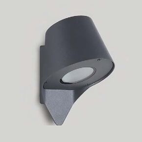 ΣΤΕΓΑΝΆ ΦΩΤΙΣΤΙΚΆ ΤΟΊΧΟΥ ΑΠΛΊΚΕΣ  OUTDOOR WALL LIGHT   01459 GREY HEIGHT: 8,5 CM WIDTH: 13 CM DISTANCE FROM WALL: 14 CM MATERIAL: ALUMINUM LIGHTING SOURCE: 12W LED 3000K, 960 LM - ΜΟΝΤΈΡΝΑ ΦΩΤΙΣΤΙΚΆ