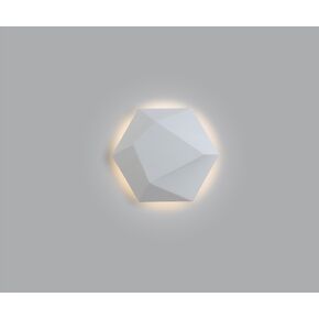 ΣΤΕΓΑΝΆ ΦΩΤΙΣΤΙΚΆ ΤΟΊΧΟΥ ΑΠΛΊΚΕΣ  OUTDOOR WALL LIGHT     01460 WHITE DISTANCE FROM WALL: 6,5 CM MATERIAL: ALUMINUM LIGHTING SOURCE: 12W LED 3000K, 960 LM - ΜΟΝΤΈΡΝΑ ΦΩΤΙΣΤΙΚΆ