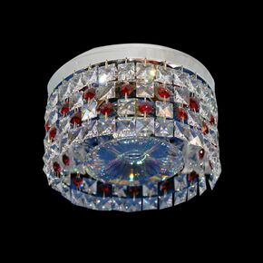 NEOCLASSICAL HANDMADE LIGHTING > MINIMAL DITS > CEILING LAMP ZIC 3Φ SWAROVSKI CRYSTALS - CEILING LIGHTS