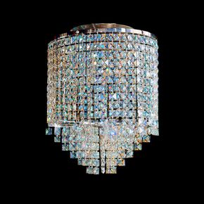 NEOCLASSICAL HANDMADE LIGHTING > MINIMAL DITS > PENDANT ZIC MULTI-LIGHT CYLINDER SWAROVSKI CRYSTALS - ΚΡΕΜΑΣΤΆ ΦΩΤΙΣΤΙΚΆ