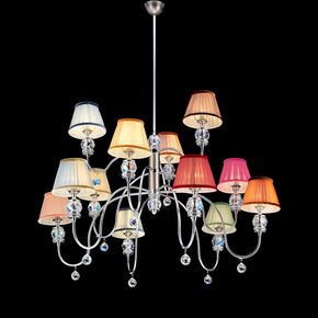 NEOCLASSICAL HANDMADE LIGHTING > MINIMAL DITS > PENDANT VICTORIA 12Φ SWAROVSKI CRYSTALS - ΚΡΕΜΑΣΤΆ ΦΩΤΙΣΤΙΚΆ