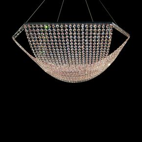 NEOCLASSICAL HANDMADE LIGHTING > MINIMAL DITS > HANGING ZIC CURTAIN MULTI-LIGHT SWAROVSKI CRYSTALS - ΚΡΕΜΑΣΤΆ ΦΩΤΙΣΤΙΚΆ