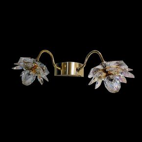 NEOCLASSICAL HANDMADE LIGHTING > MINIMAL DITS > NUFARO WALL LIGHT 2F 24 SWAROVSKI CRYSTALS - ΦΩΤΙΣΤΙΚΆ ΤΟΊΧΟΥ