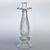 ΚΛΑΣΙΚΆ ΦΩΤΙΣΤΙΚΆ < ΙΤΑΛΙΚΆ POSSONI >   CANDELABRUM CLEAR GLASS WITH GOLD FINISH       - ΤΟΊΧΟΥ ΦΩΤΙΣΤΙΚΆ 