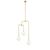 ΜΟΝΤΈΡΝΑ ΦΩΤΙΣΤΙΚΆ ΜΊΝΙΜΑΛ > ΟΡΟΦΉΣ >  CEILING 3-LIGHT 3XG9, LED 01273-22 W58 H100 CM - ΟΡΟΦΉΣ ΦΩΤΙΣΤΙΚΆ 